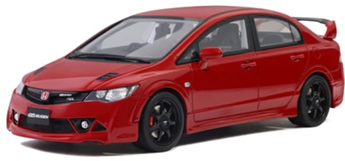 ★予約商品　OttO mobile　OTM1019　1/18　ホンダ シビック 無限 RR (FD2) 2008 (レッド)  世界限定 3,000個