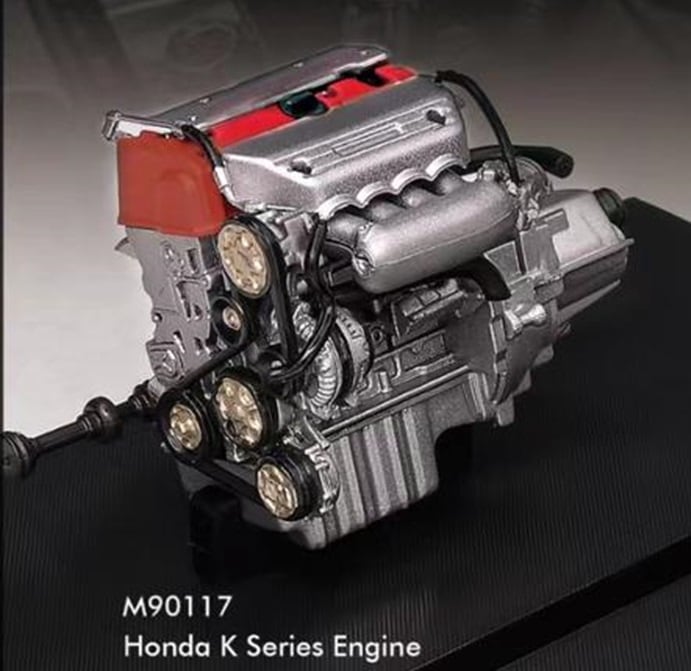 ★予約商品　MOTORHELIX　M90117　1/18　ホンダ K シリーズ エンジン（Civic Type R FD2）