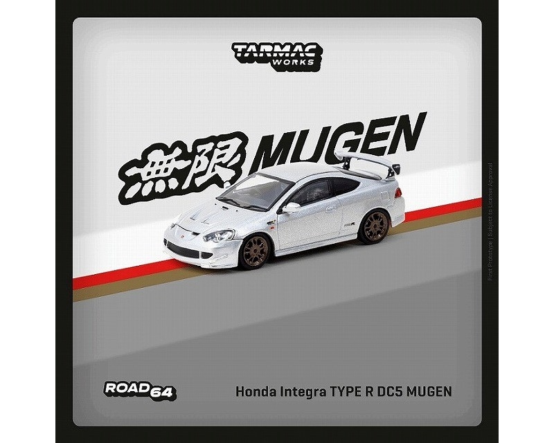 ターマックワークス　T64R-TL022-SL　1/64　Honda Integra TYPE R DC5 MUGEN Silver