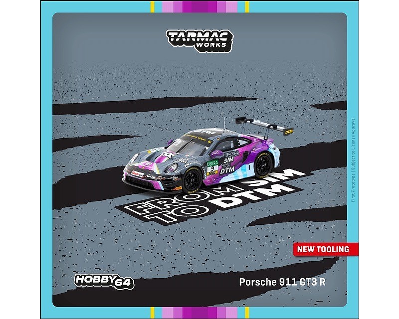 まみむー 1/64 Porsche 911 GT3 R DTM 2023 Tim Heinemann【T64-084