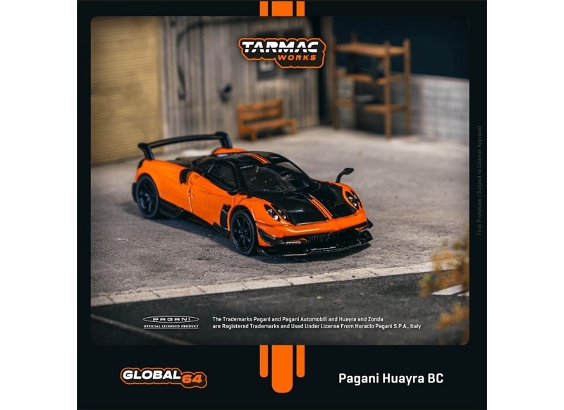 ターマックワークス　T64G-TL014-OR　1/64　Pagani Huayra BC Arancio Saint Tropez