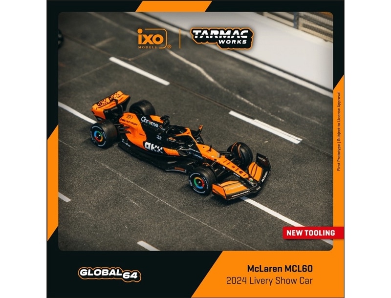★予約商品　ターマックワークス　T64G-F070-2024　1/64　McLaren MCL60 2024 Livery Show Car