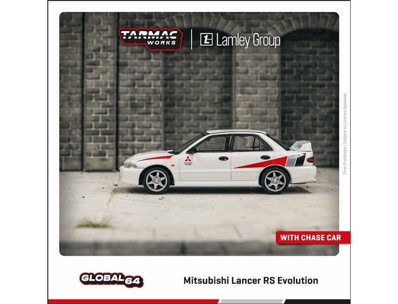 ターマックワークス　T64G-048-RS　1/64　Mitsubishi Lancer RS  Evolution　White (限定150台)