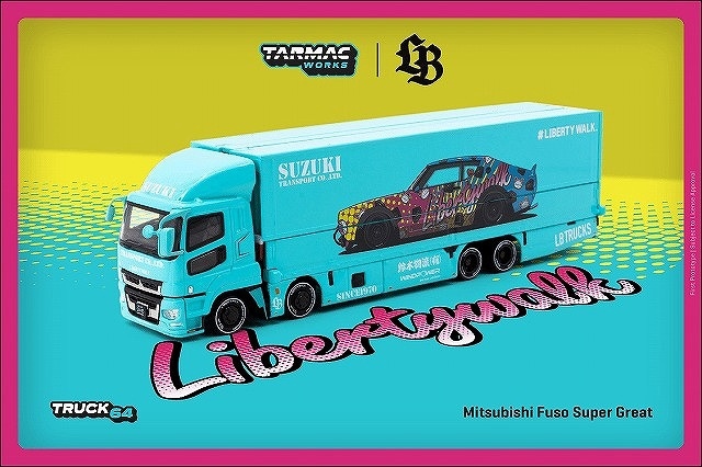 ★予約商品　ターマックワークス　T64T-TL001-LBS　1/64　Mitsubishi Fuso Super Great LB-TRUCKS