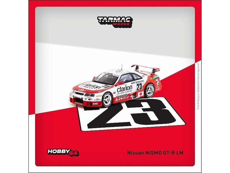 ★予約商品　ターマックワークス　T64-067-95LM23　1/64　Nissan NISMO GT-R LM 24h of Le Mans 1995 Presentation K. Hoshino / T. Suzuki / M. Kageyama