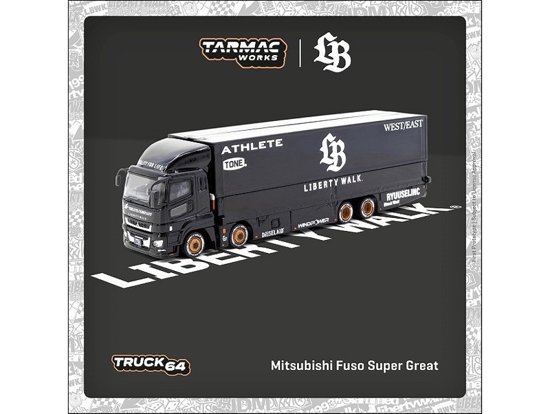 ★予約商品　ターマックワークス　T64T-TL001-LBB　1/64　Mitsubishi Fuso Super Great LB-TRUCKS