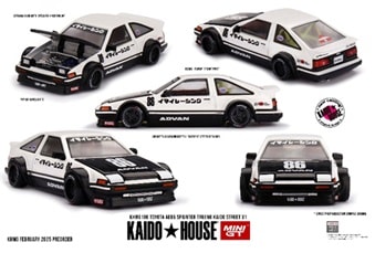 ☆予約商品 MINI-GT KHMG180 1/64 Toyota AE86 スプリンター
