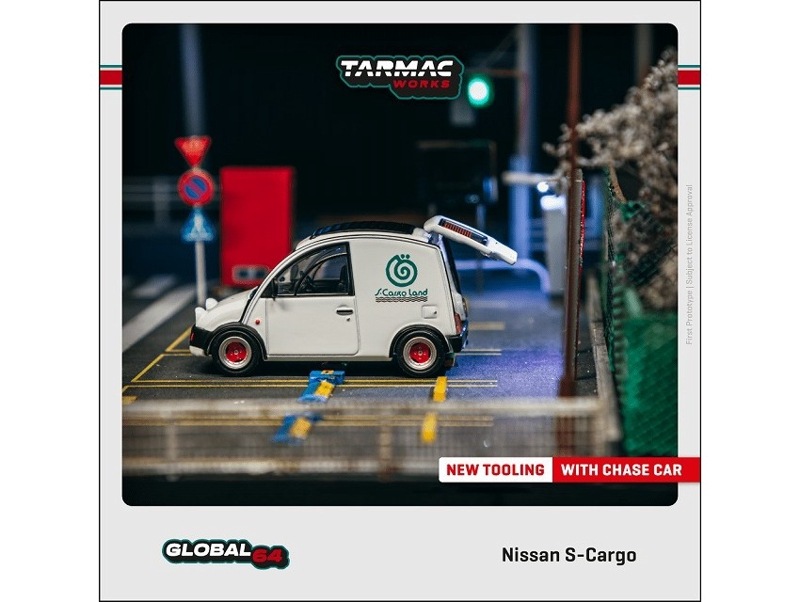 ★予約商品　ターマックワークス　T64G-073-WH　1/64　Nissan S-Cargo White