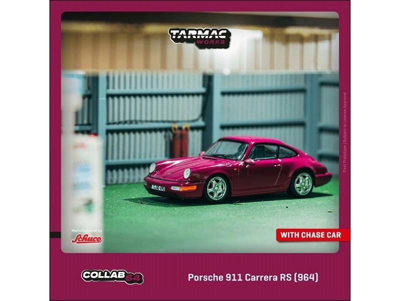 ★予約商品　ターマックワークス　T64S-017-RS　1/64　Porsche 911 964 RS Ruby Star