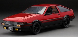 ★予約商品　SUN STAR　51004　1/24　トヨタ スプリンター トレノ GT Apex (AE86)  レッド/ブラック