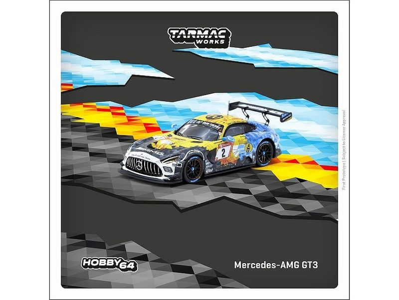 ★予約商品　ターマックワークス　T64-062-20NUR02　1/64　Mercedes-AMG GT3 N??rburgring 24h 2020 Y. Buurman / N. Bastian / P. Ellis / H. Haupt