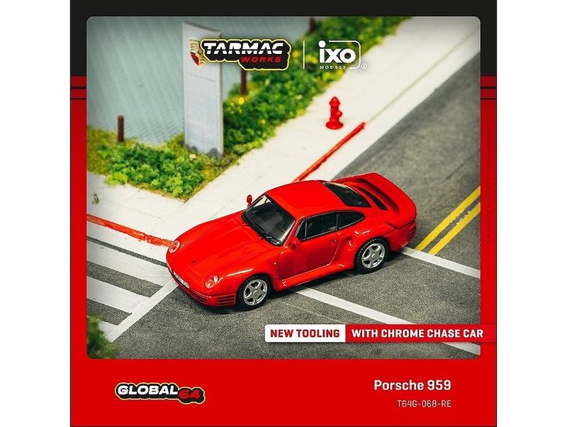 ★予約商品　ターマックワークス　T64G-068-RE　1/64　Porsche 959 Red 