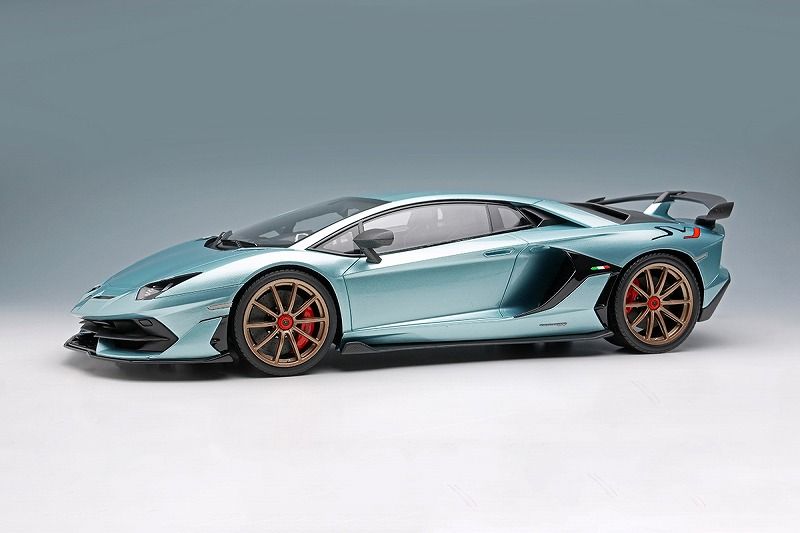 ★予約商品　EIDOLON　EML026F　1/18　Lamborghini Aventador SVJ 2018 (Nireo wheel) アズーロテティス (限定80台)