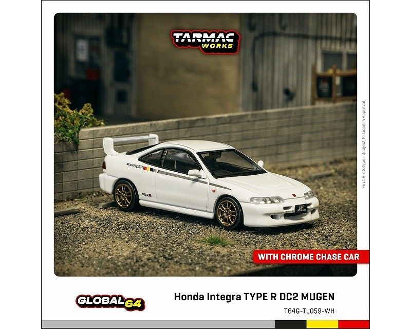★予約商品　ターマックワークス　T64G-TL059-WH　1/64　Honda Integra TYPE R DC2 MUGEN Championship White