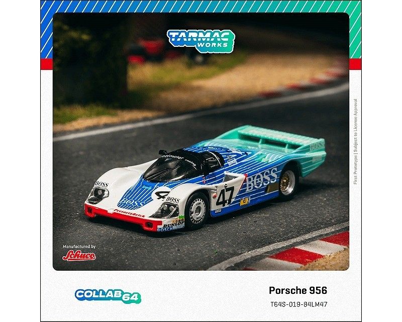 ★予約商品　ターマックワークス　T64S-019-84LM47　1/64　Porsche 956  Le Mans 1984 #47