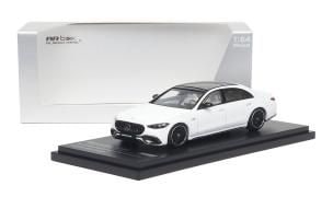 ★予約商品　ALMOST REAL　620103001　1/64　Mercedes-AMG S 63 E Performance - 2023 - Opalith white bright