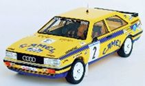 ★予約商品　トロフュー　dsn297　1/43　アウディ クーペ クワトロ 1987年 ボヘミアラリー  優勝 #2 Attila F??rjancz/J??nos Tandari
