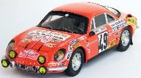 ★予約商品　トロフュー　RRfr95　1/43　アルピーヌルノー A110 1973年 モンテカルロラリー  32位 #49 Alex Vineis/Oswald Peri