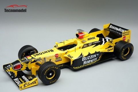 ★予約商品　テクノモデル　TM18-384B　1/18　ジョーダンホンダ 198  #9 1998 ベルギーGP Damon Hill