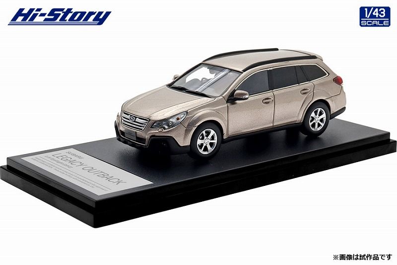 ★予約商品　Hi-Story　HS512BR　1/43　SUBARU LEGACY OUTBACK 2.5i EyeSight (2012)  バーニッシュドブロンズ・メタリック