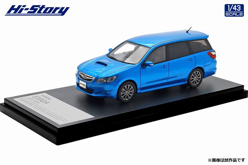 ★予約商品　Hi-Story　HS518BL　1/43　SUBARU EXIGA 2.0GT (2008)  サファイヤブルー・パール