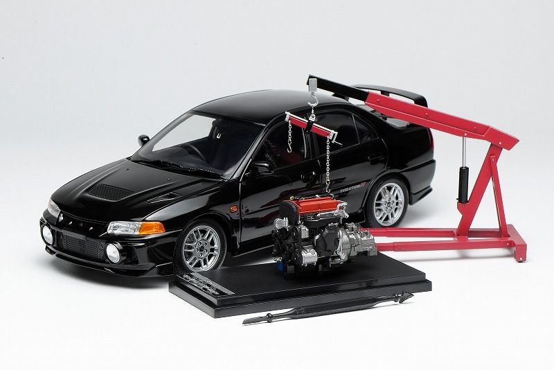 ★予約商品　MOTORHELIX　M84002　1/18　三菱 Lancer Evolution Ⅳ ピレネーブラックパール