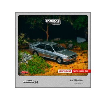 ★予約商品　ターマックワークス　T64S-025-SL　1/64　Audi Quattro Silver - 1/64