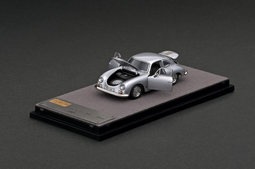 PGM-640501　1/64　Porsche 356 Silver ※フル開閉機能付き