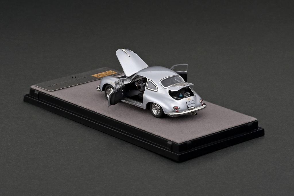 PGM-640501　1/64　Porsche 356 Silver ※フル開閉機能付き