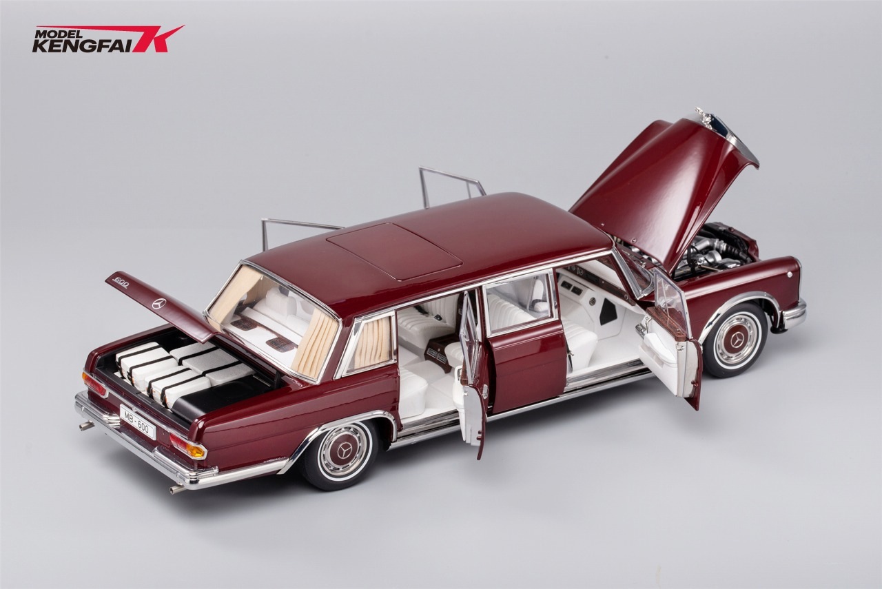 KENGFAI TK-KF029-2 1/18 Mercedes-benz Pullman Pearl Jujube