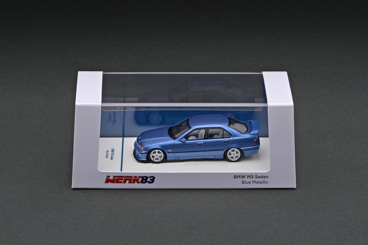 WK83-034a 1/64 BMW M3 Sedan Blue Metallic | ミニカーメーカー