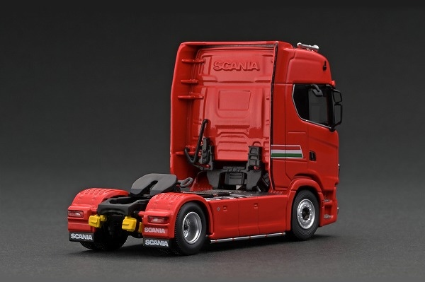 KENGFAI TK-KF037-5 TK-KF037-5　1/64　Scania transport vehicle Red 　※トレーラーヘッド + セミトレーラー セット