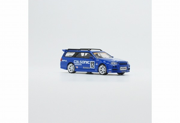 ★予約商品　POP RACE　PR640059　1/64　NISSAN STAGEA CALSONIC LIVERY