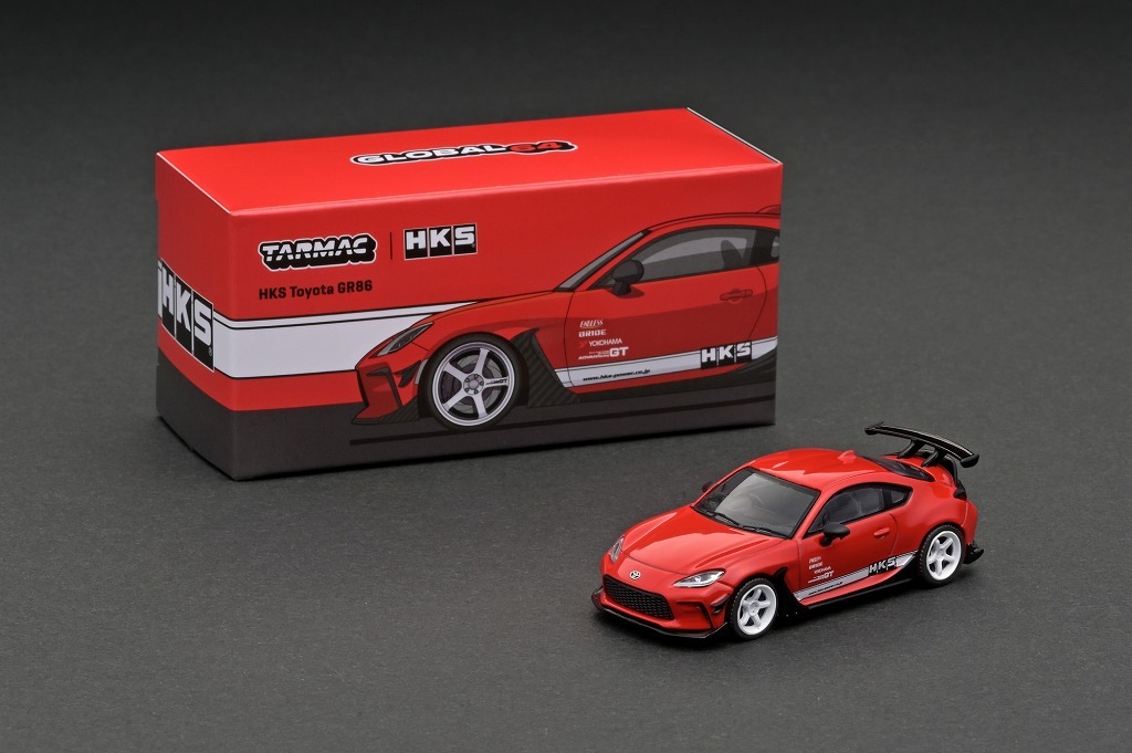 TARMACWORKS　T64G-038-RE　1/64　HKS Toyota GR86 Red