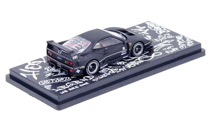 ★予約商品　INNO MODELS　IN64-LBWKF40-HKTS23　1/64　LB-WORKS F40 マットブラック Hong Kong Toycar Salon 2023 イベント限定モデル