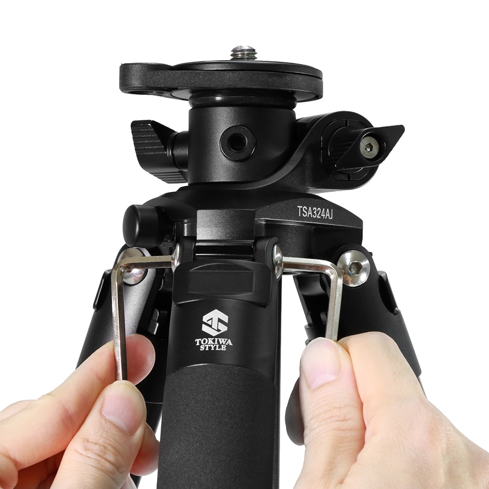 TSA324AJ 大型アルミ4段システマティック三脚