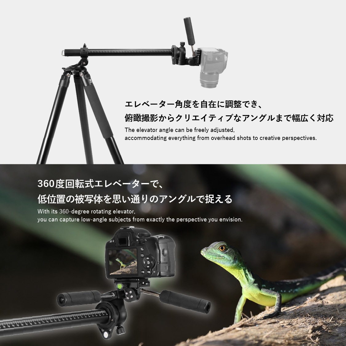 TSA324AJ+HA03WJ 大型アルミ4段システマティック三脚3WAY雲台セット