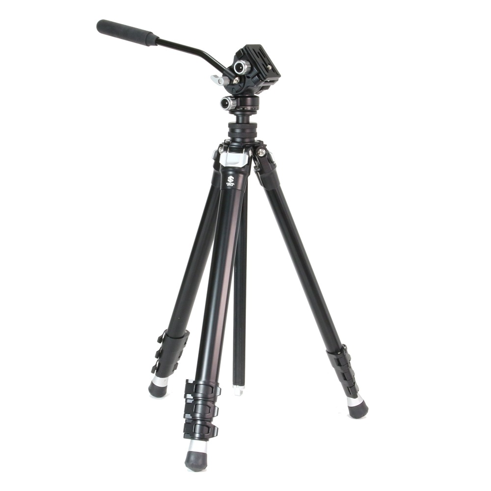 【アウトレット品】TA304AS＋VA42S アルミ4段三脚ビデオ雲台セット