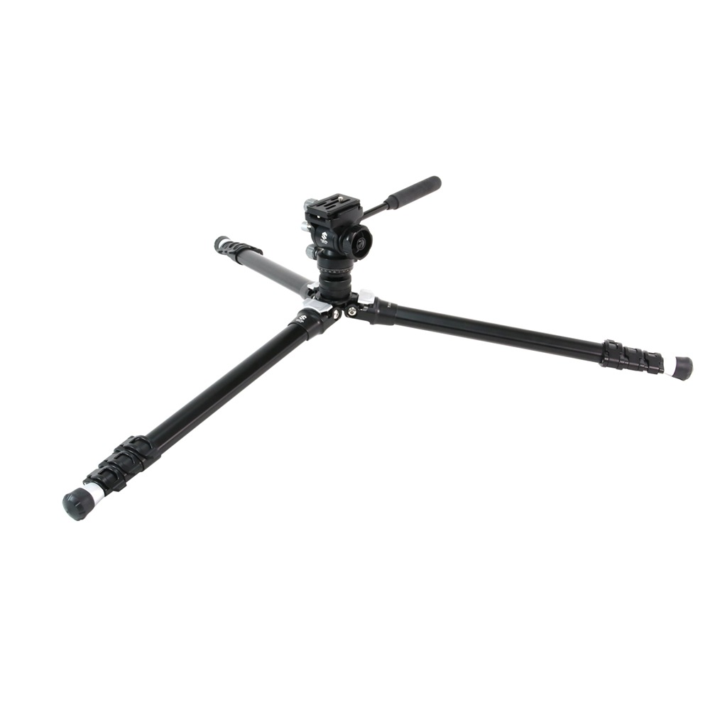 【アウトレット品】TA304AS＋VA42S アルミ4段三脚ビデオ雲台セット