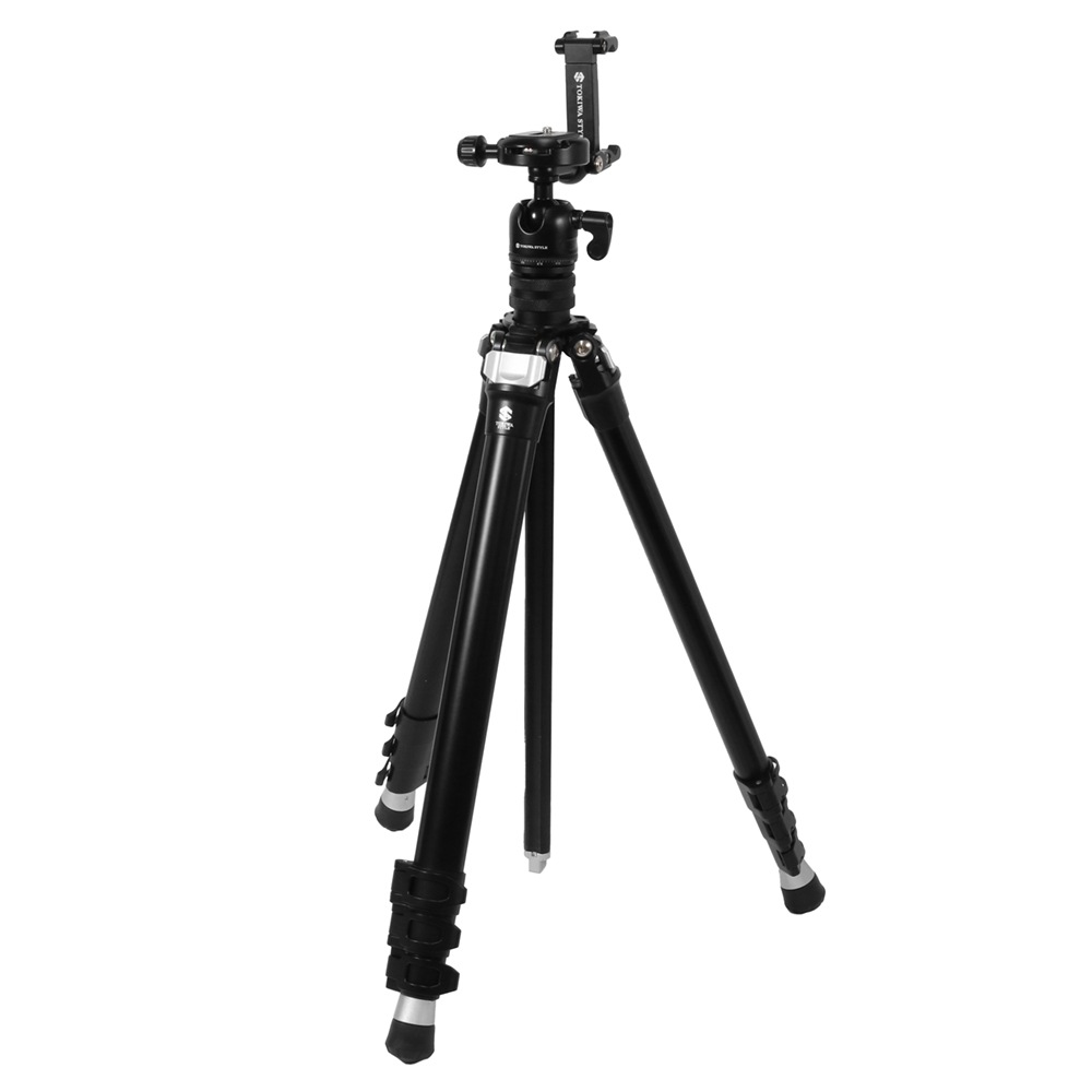 【アウトレット品】TA304AS＋BA38ADS アルミ4段三脚スマホアダプター付雲台セット