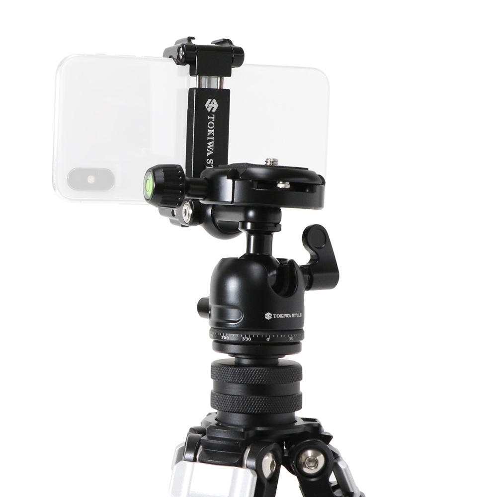 【アウトレット品】TA304AS＋BA38ADS アルミ4段三脚スマホアダプター付雲台セット