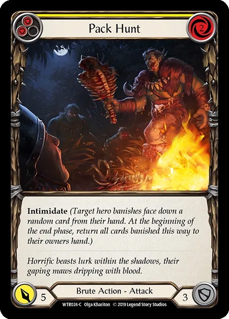 【EN】[Brute] Pack Hunt (黄)「C」〔WTR-1st024〕