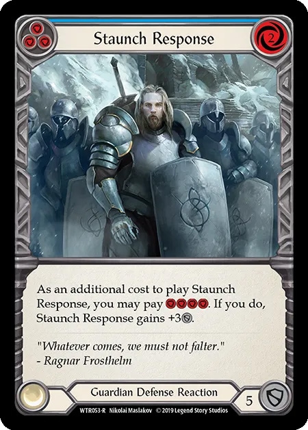 EN】《Rainbow Foil》[Guardian] Staunch Response/毅然たる態度 (青