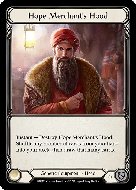 【EN】[Generic] Hope Merchant's Hood (装備品)「C」〔WTR-1st151〕