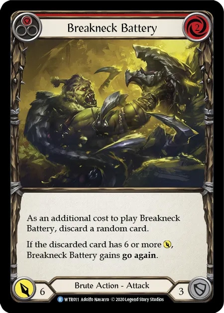 【EN】[Brute] Breakneck Battery (赤)「R」〔WTR-UL011〕