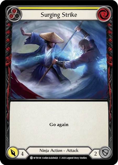 【EN】[Ninja] Surging Strike/疾風斬 (黄)「C」〔WTR-UL108〕