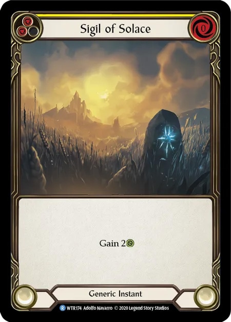 【EN】[Generic] Sigil of Solace/癒しの印 (黄)「R」〔WTR-UL174〕