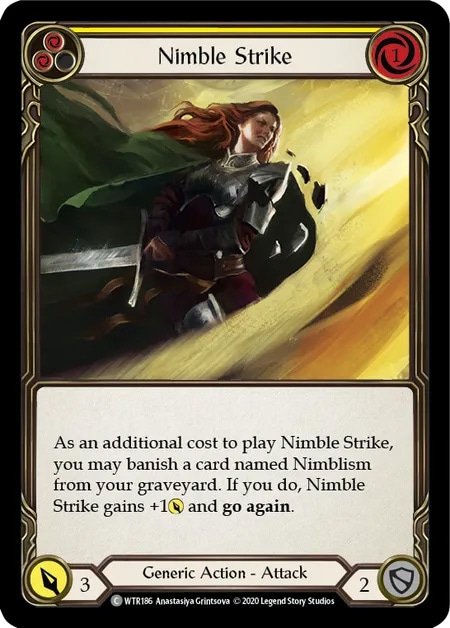 【EN】[Generic] Nimble Strike/機敏な一撃 (黄)「C」〔WTR-UL186〕
