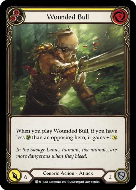 【EN】[Generic] Wounded Bull (黄)「C」〔WTR-UL201〕