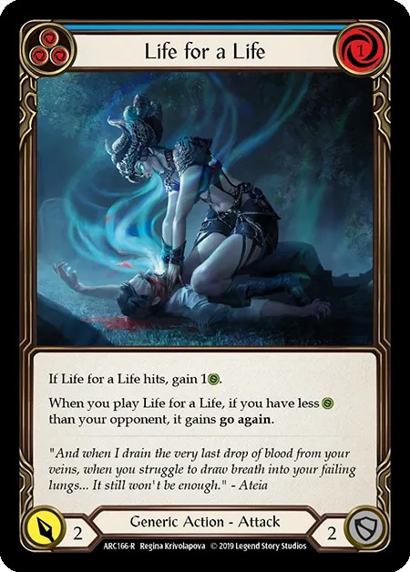 【EN】[Generic] Life for a Life (青)「R」〔ARC-1st166〕